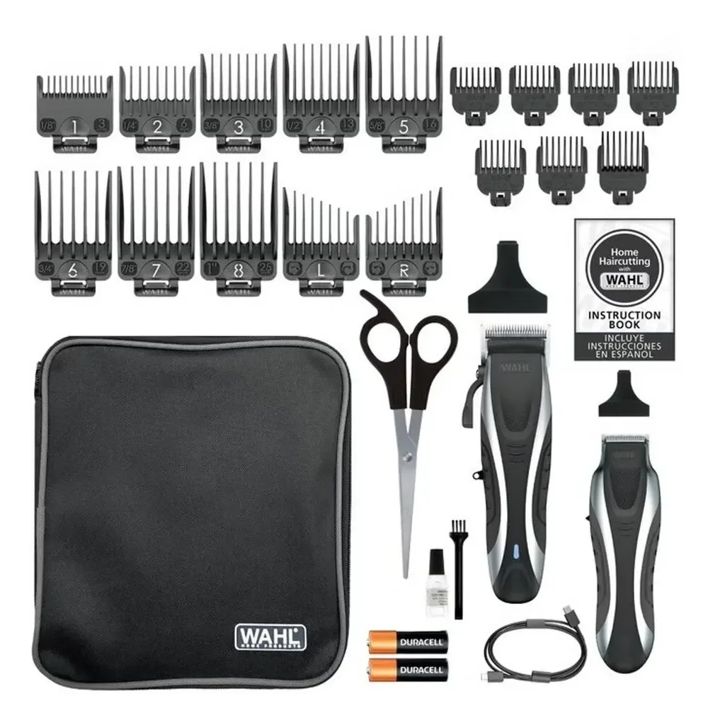 Wahl Li-ION MAX Cordless Haircutting & Beard Grooming Kit All-In-One Cutting